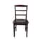 International Concepts Set of 2 Madrid Ladderback Chairs, Rich Mocha C15-2P - alternate 10